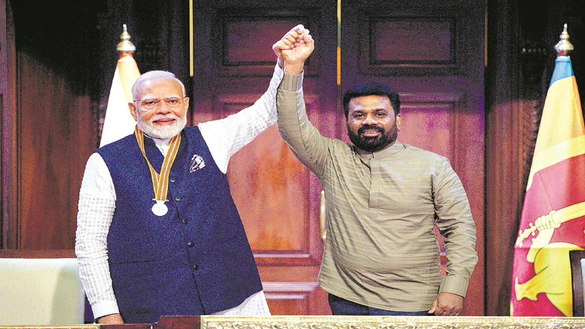 కుమార దిసనాయకేతో మోదీ భేటీ
