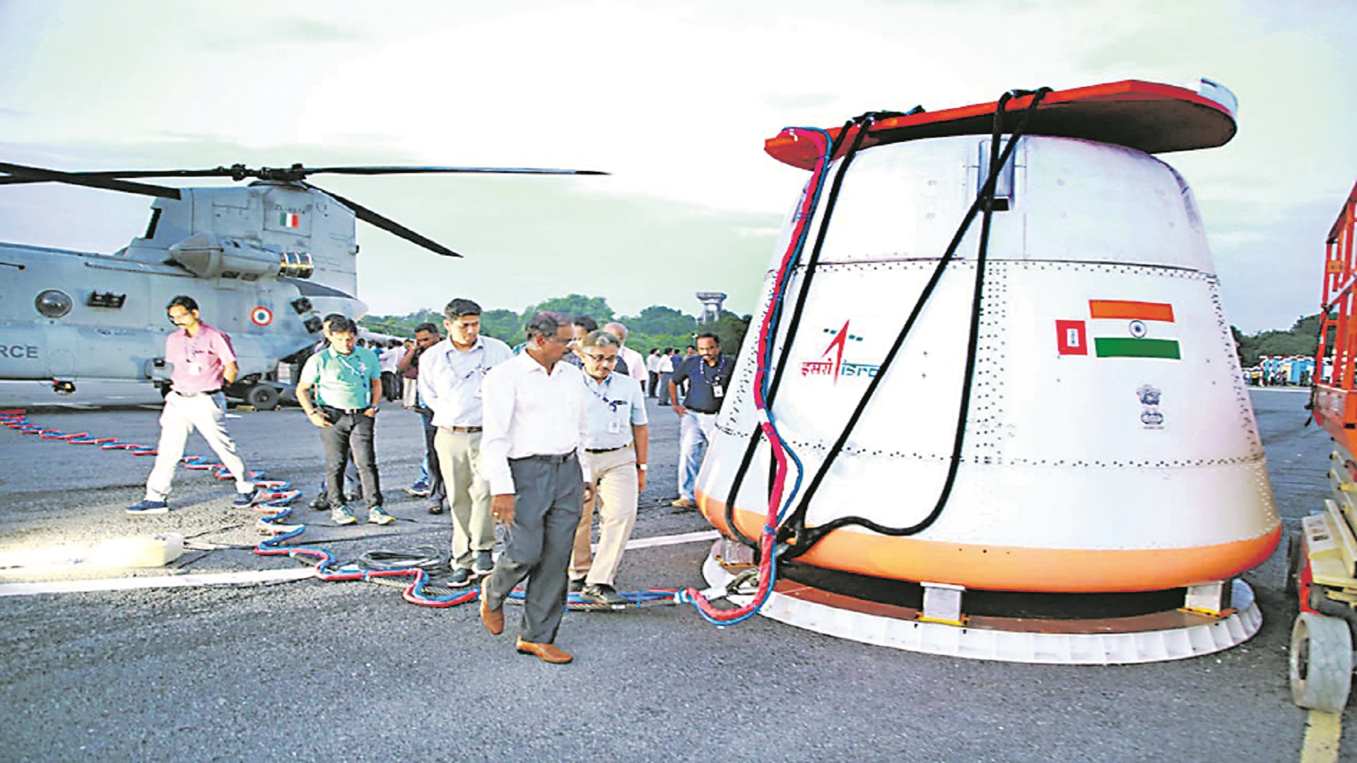 గగన్‌యాన్‌ ఎయిర్‌ డ్రాప్‌ పరీక్ష