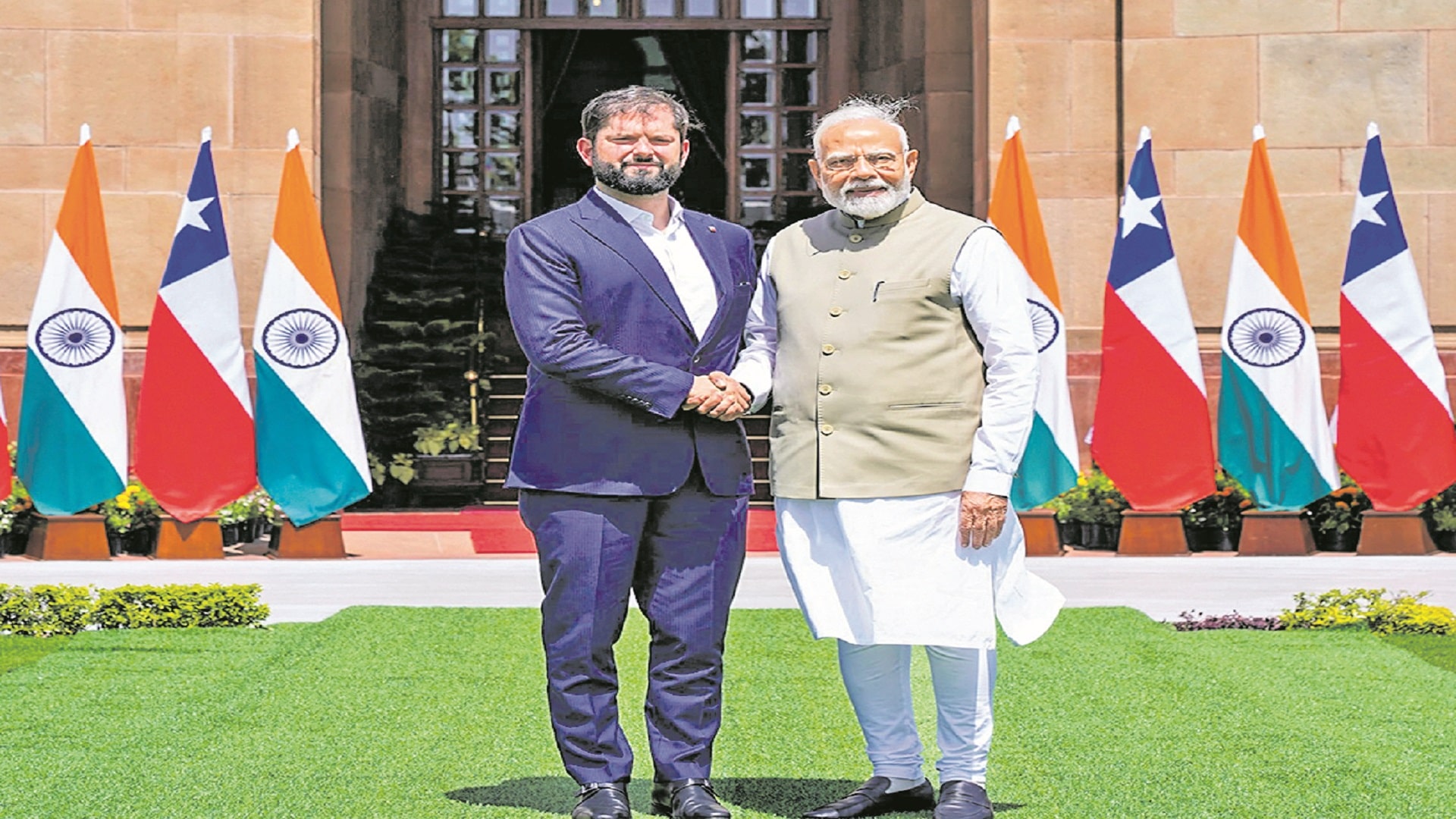 గాబ్రియేల్‌ బోరిక్‌తో మోదీతో భేటీ
