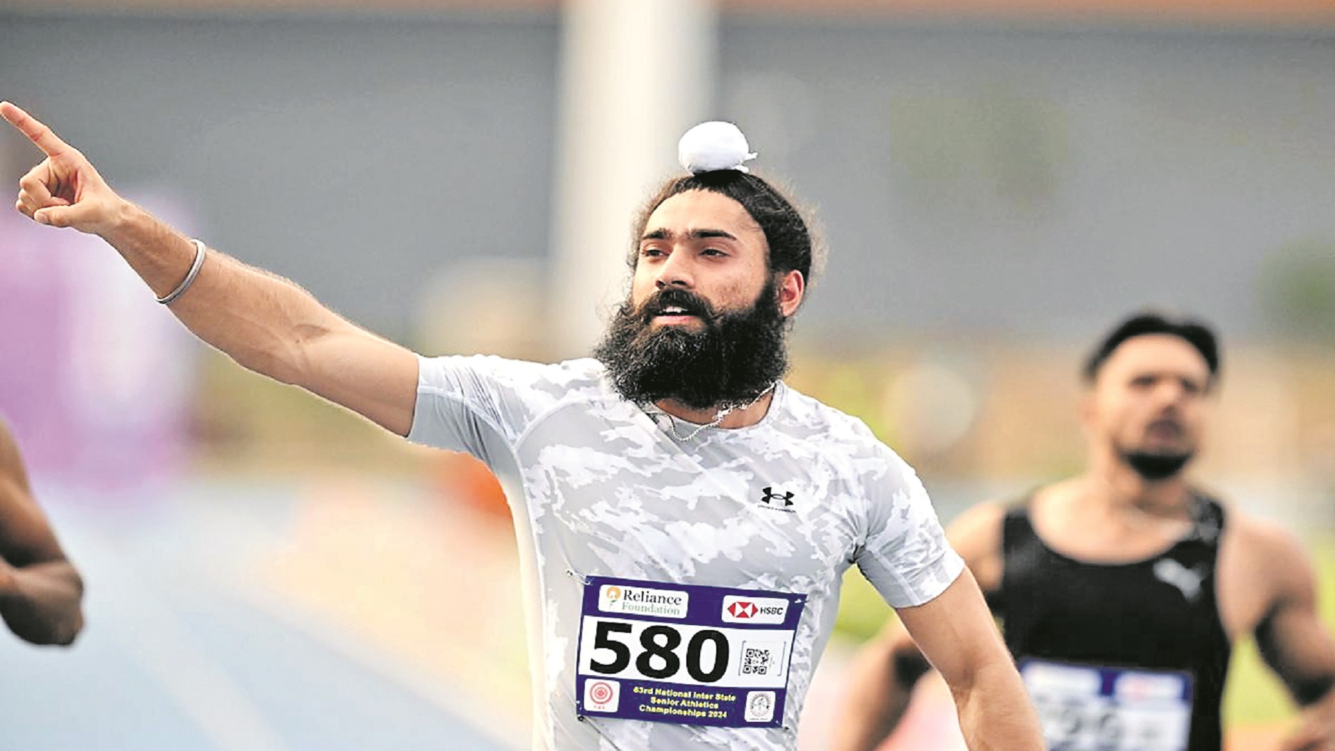 గురిందర్‌వీర్‌ జాతీయ రికార్డు