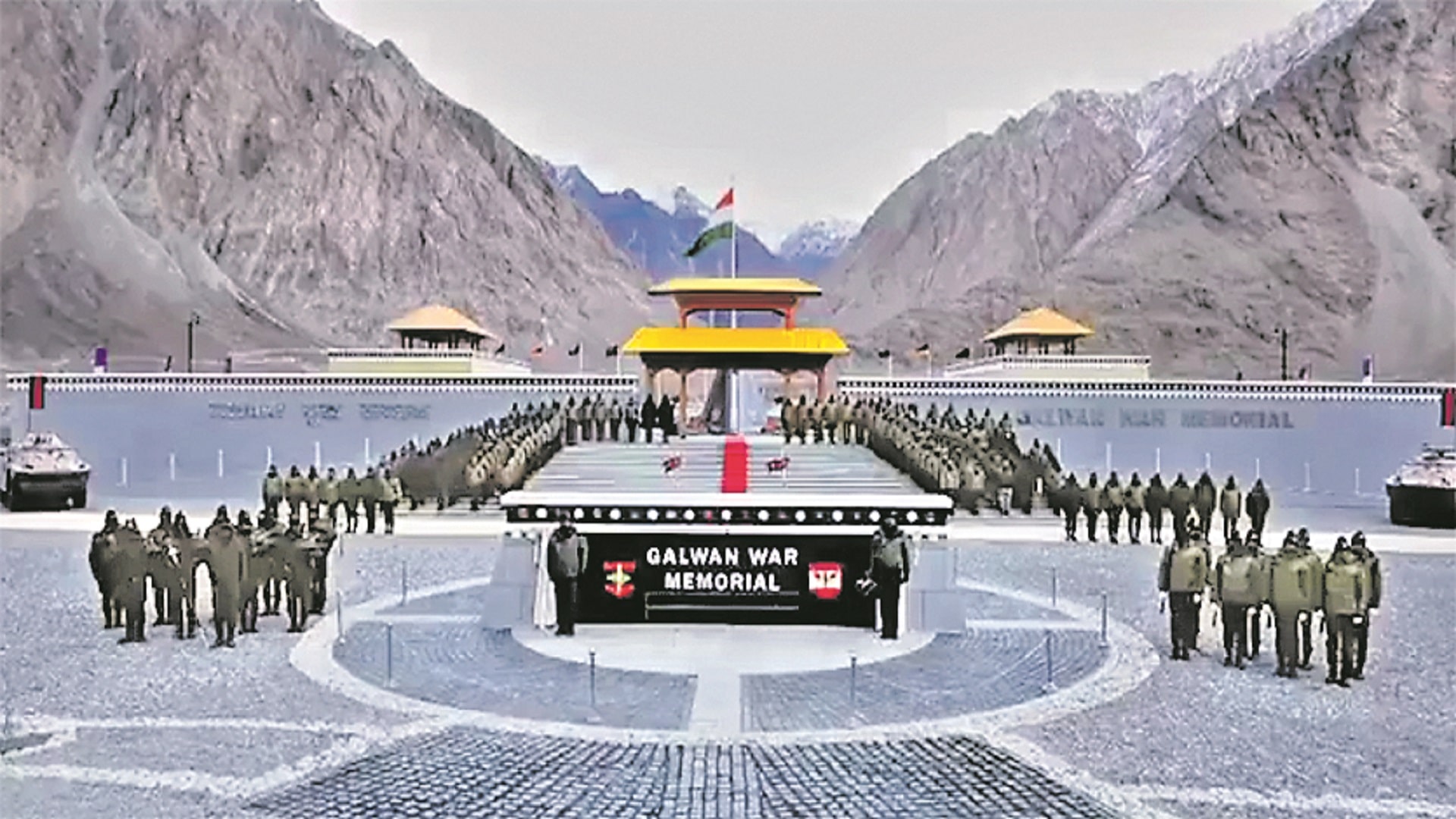 గల్వాన్‌లో యుద్ధ స్మారకం
