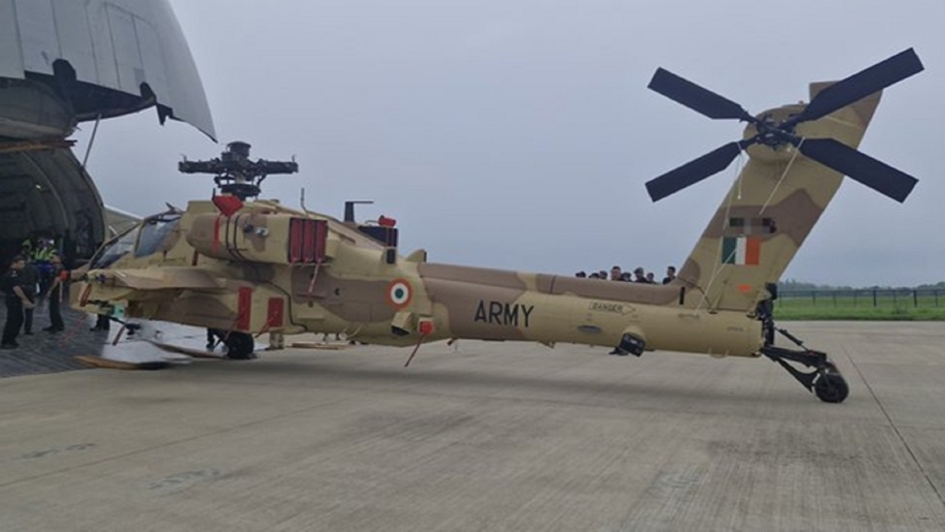 Apache combat Helicopters