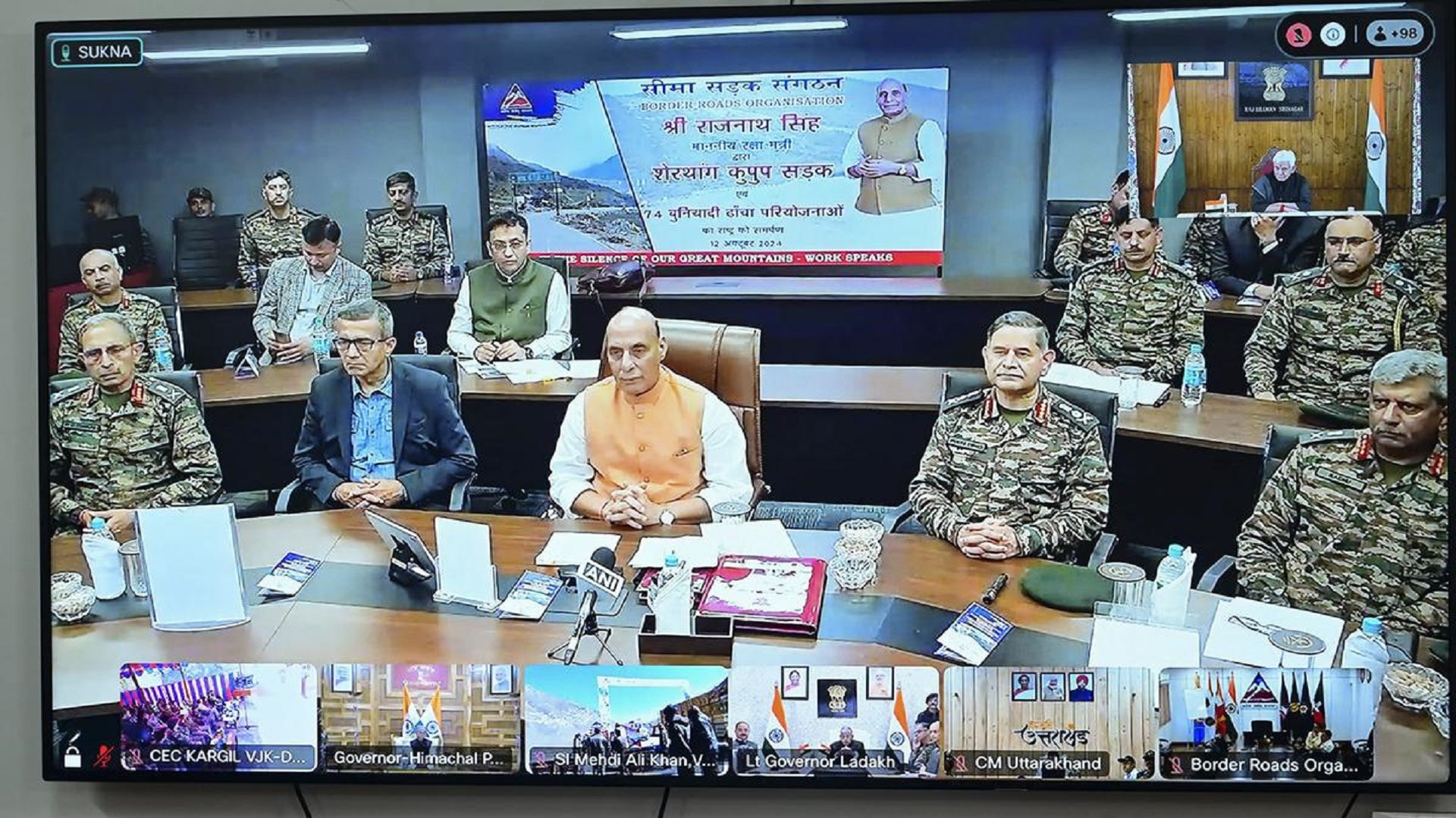 Defence Minister Rajnath Singh