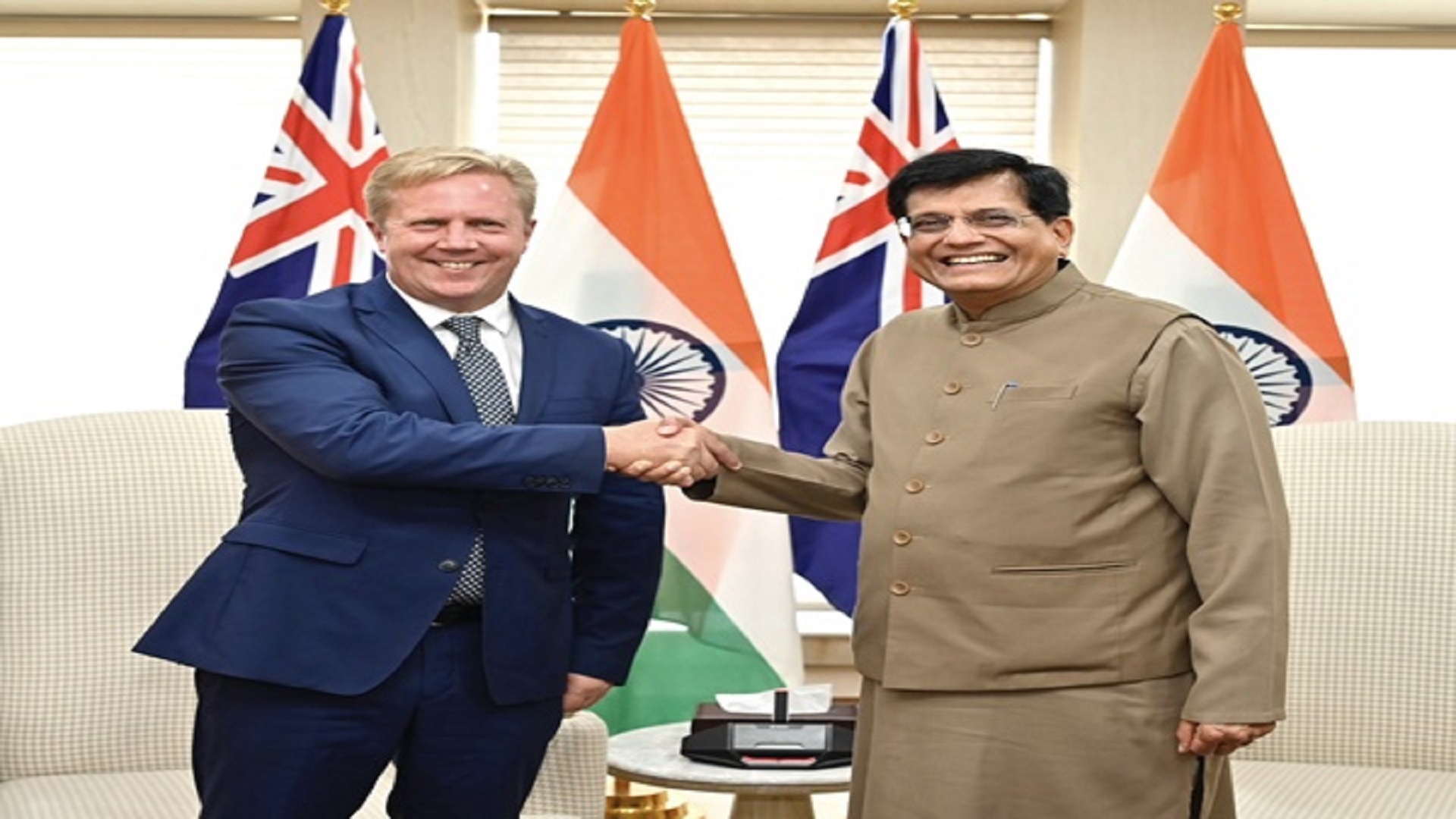 India and New Zealand