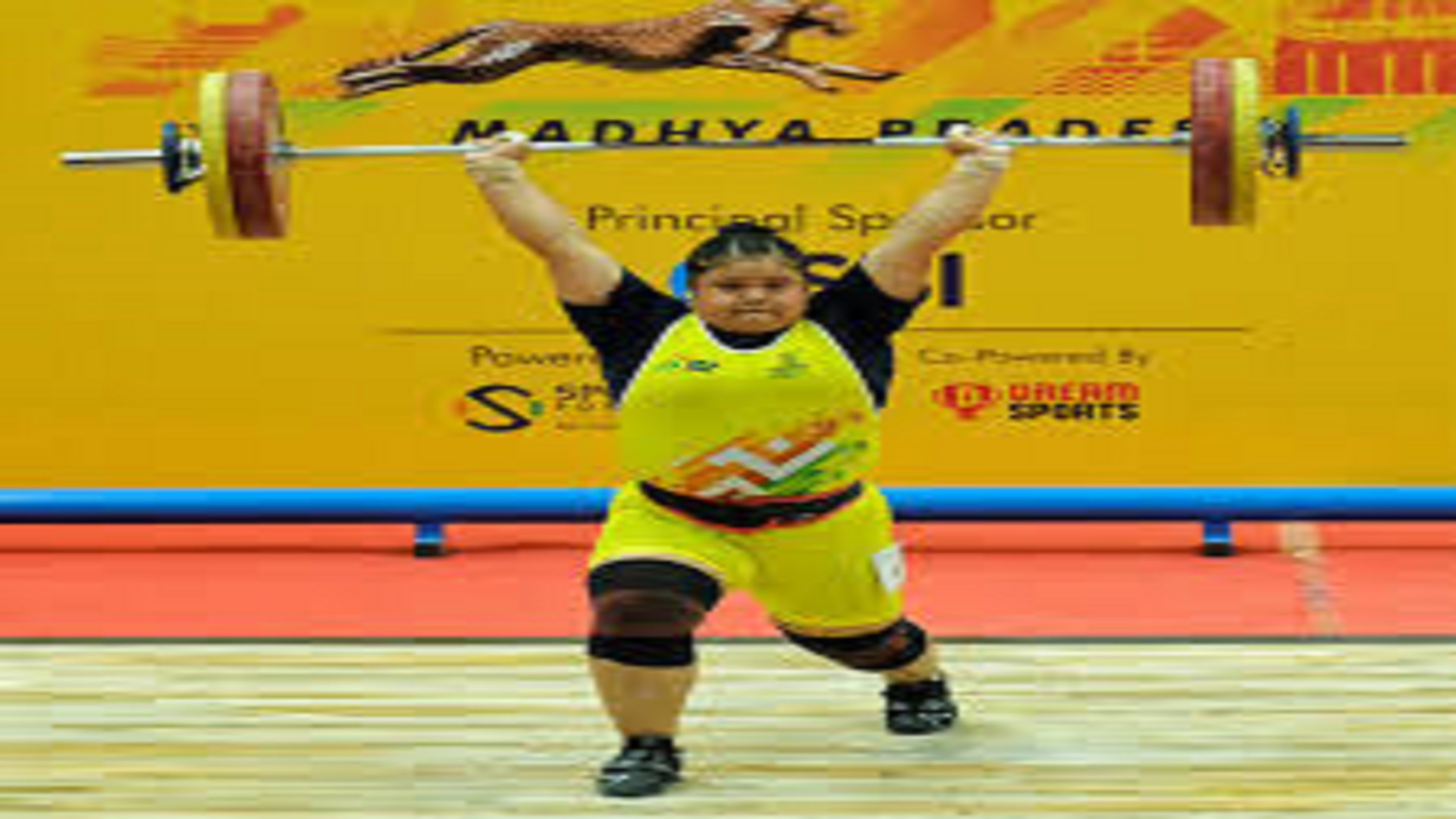 Indian weight lifter Martina Devi (18)