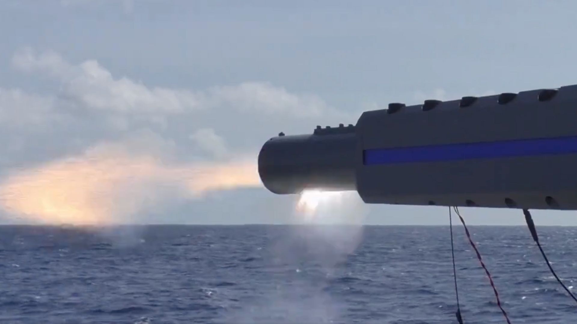 Japan successfully executed the world's first electromagnetic railgun fire test from a JMSDF ship.