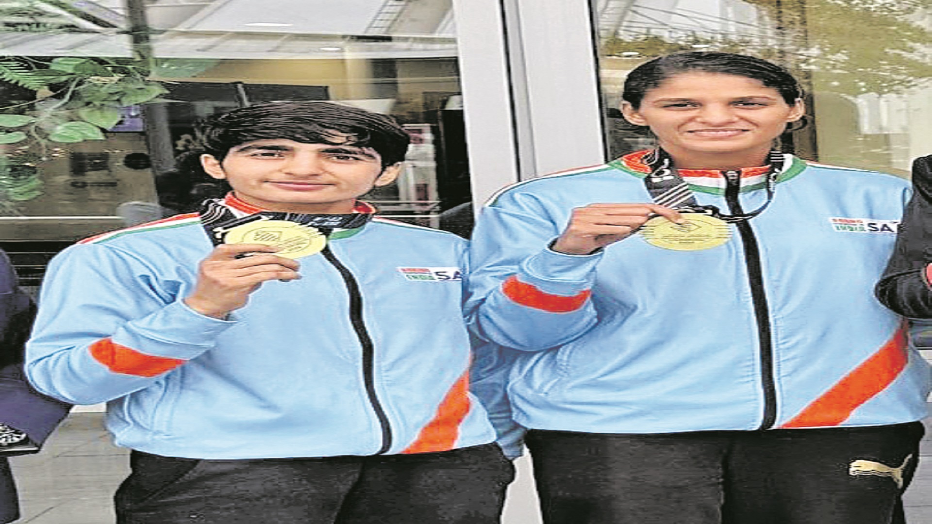 Minakshi Hooda and Jaismine Lamboria