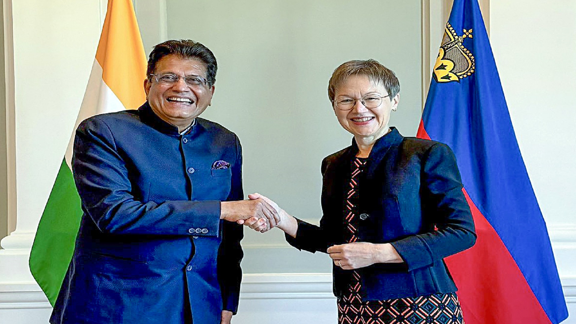 Piyush Goyal held talks with Sabine Monauni
