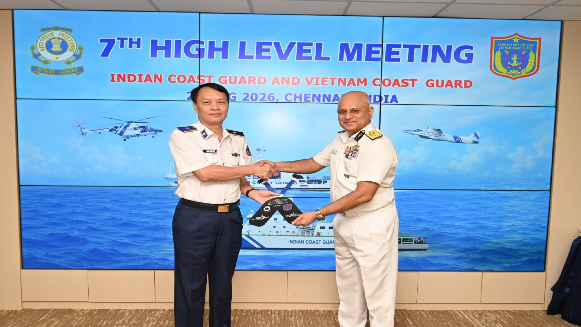 The Indian Coast Guard (ICG) and Vietnam Coast Guard (VCG)