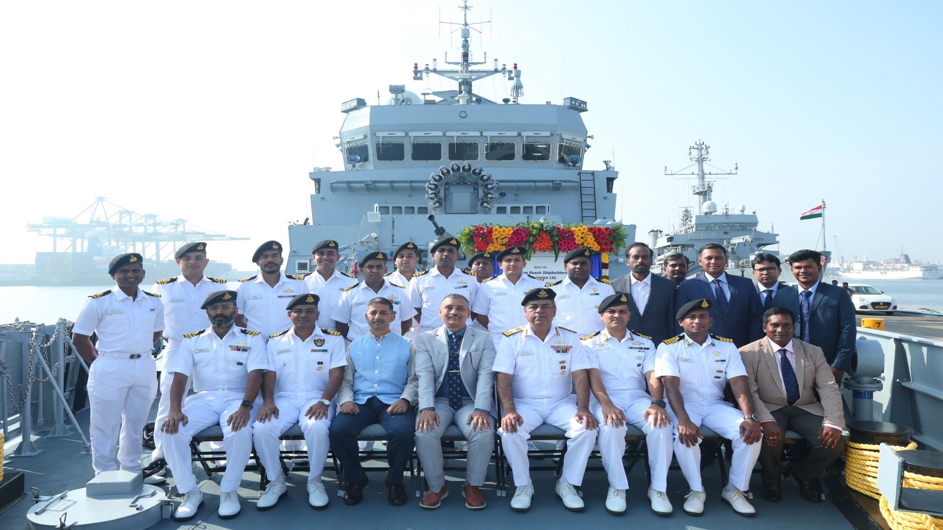 The Indian Navy received Anjadip