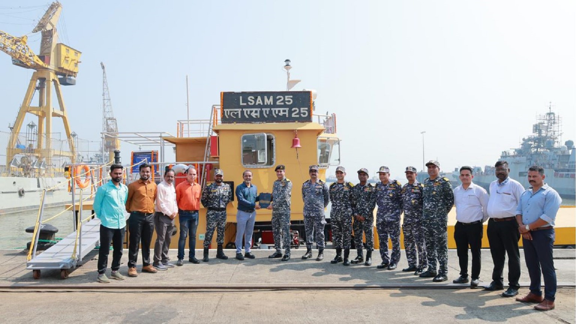 Torpedo Cum Missile Barge LSAM 25